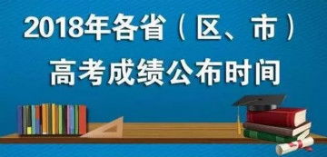 重磅消息 2018全国高考成绩等各类教育考试信息查询汇总大全